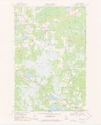 Download a high-resolution, GPS-compatible USGS topo map for Warba, MN (1972 edition)