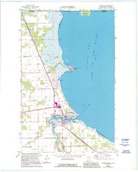 1967 Map of Warroad, MN, 1995 Print
