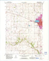 Download a high-resolution, GPS-compatible USGS topo map for Waseca, MN (1995 edition)