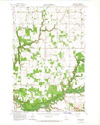 Download a high-resolution, GPS-compatible USGS topo map for Waukon, MN (1967 edition)