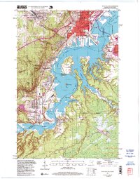 Download a high-resolution, GPS-compatible USGS topo map for West Duluth, MN (1999 edition)