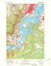 Download a high-resolution, GPS-compatible USGS topo map for West Duluth, MN (1982 edition)