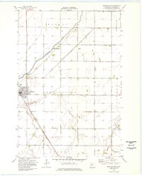 1974 Map of Wheaton, MN, 1976 Print