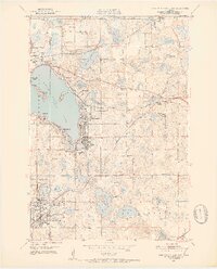 1951 Map of White Bear Lake East, 1952 Print