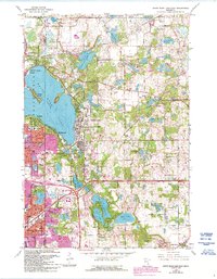 Download a high-resolution, GPS-compatible USGS topo map for White Bear Lake East, MN (1993 edition)