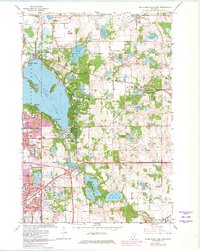 Download a high-resolution, GPS-compatible USGS topo map for White Bear Lake East, MN (1981 edition)