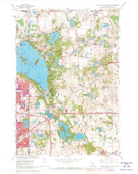 Download a high-resolution, GPS-compatible USGS topo map for White Bear Lake East, MN (1973 edition)