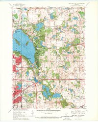 Download a high-resolution, GPS-compatible USGS topo map for White Bear Lake East, MN (1969 edition)