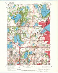 Download a high-resolution, GPS-compatible USGS topo map for White Bear Lake West, MN (1969 edition)