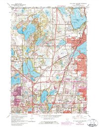 Download a high-resolution, GPS-compatible USGS topo map for White Bear Lake West, MN (1987 edition)