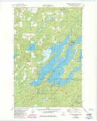 Download a high-resolution, GPS-compatible USGS topo map for Whiteface Reservoir, MN (1985 edition)