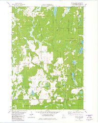 preview thumbnail of historical topo map of Pine County, MN in 1981