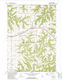 Download a high-resolution, GPS-compatible USGS topo map for Wilson, MN (1988 edition)