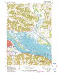 Download a high-resolution, GPS-compatible USGS topo map for Winona East, MN (1993 edition)