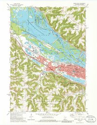 Download a high-resolution, GPS-compatible USGS topo map for Winona West, MN (1986 edition)