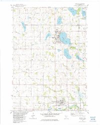 1982 Map of Winsted, MN, 1983 Print