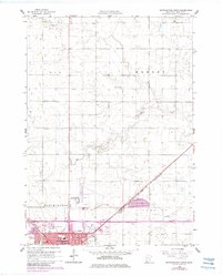 Download a high-resolution, GPS-compatible USGS topo map for Worthington North, MN (1982 edition)