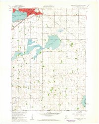 Download a high-resolution, GPS-compatible USGS topo map for Worthington South, MN (1962 edition)