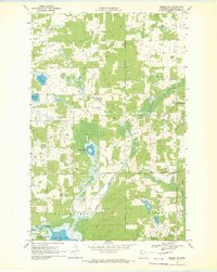 Download a high-resolution, GPS-compatible USGS topo map for Zerkel NW, MN (1972 edition)