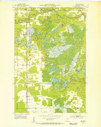 Download a high-resolution, GPS-compatible USGS topo map for Zim, MN (1953 edition)