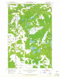 Download a high-resolution, GPS-compatible USGS topo map for Zim, MN (1965 edition)