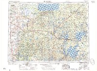 1957 Map of Fosston, MN