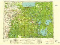1958 Map of Fosston, MN