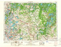 1953 Map of Brainerd, 1966 Print