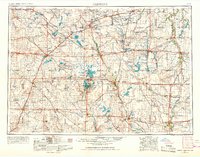 1954 Map of Fairmont, 1967 Print