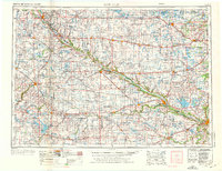 1953 Map of New Ulm, 1976 Print