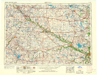 1953 Map of New Ulm, 1968 Print