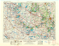 1953 Map of Saint Cloud, 1968 Print