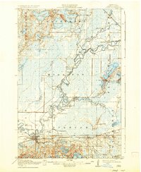 preview thumbnail of historical topo map of Aitkin, MN in 1915