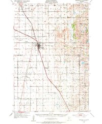 Download a high-resolution, GPS-compatible USGS topo map for Barnesville, MN (1954 edition)