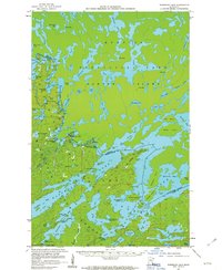Download a high-resolution, GPS-compatible USGS topo map for Basswood Lake, MN (1963 edition)