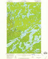 Download a high-resolution, GPS-compatible USGS topo map for Basswood Lake, MN (1959 edition)