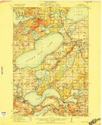 1914 Map of Battle Lake, MN