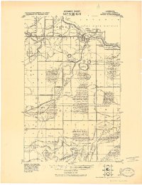 1921 Map of Baudette, MN