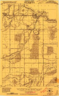 preview thumbnail of historical topo map of Baudette, MN in 1921