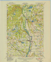 preview thumbnail of historical topo map of Morrison County, MN in 1950