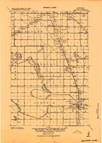 1919 Map of Beltrami, MN, 1944 Print