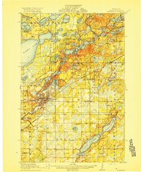 1918 Map of Brainerd, MN