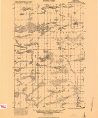 1919 Map of Cook County, MN