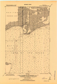 1918 Map of Buffalo Bay, 1924 Print