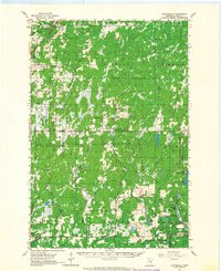 preview thumbnail of historical topo map of Pine County, MN in 1962