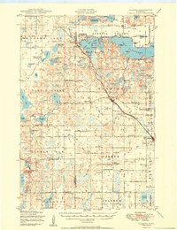 1950 Map of Todd County, MN