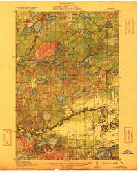 1915 Map of Cuyuna
