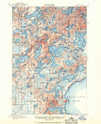 1912 Map of Deerwood, 1969 Print