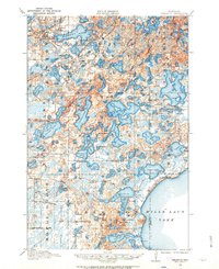 1912 Map of Deerwood, 1963 Print