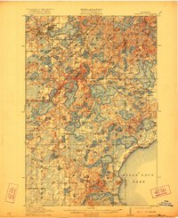 1914 Map of Deerwood, 1922 Print